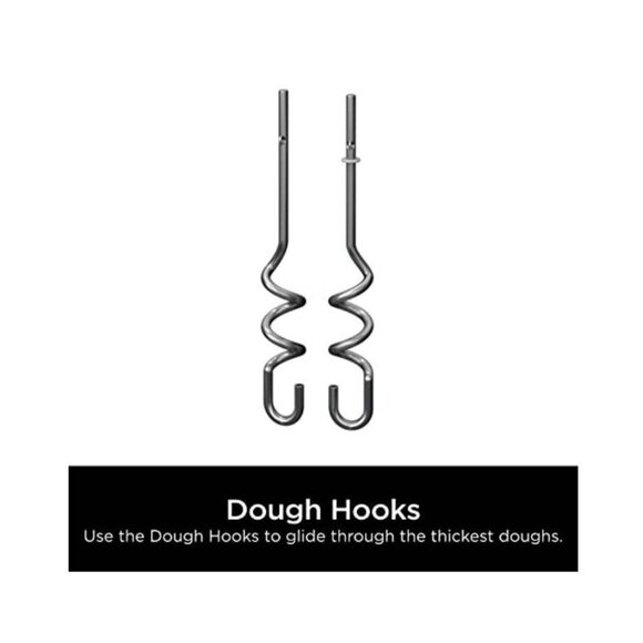 Ninja Foodi Dough Hooks for Power Mixer CI100 Series System Stainless Steel - Picture 2 of 9